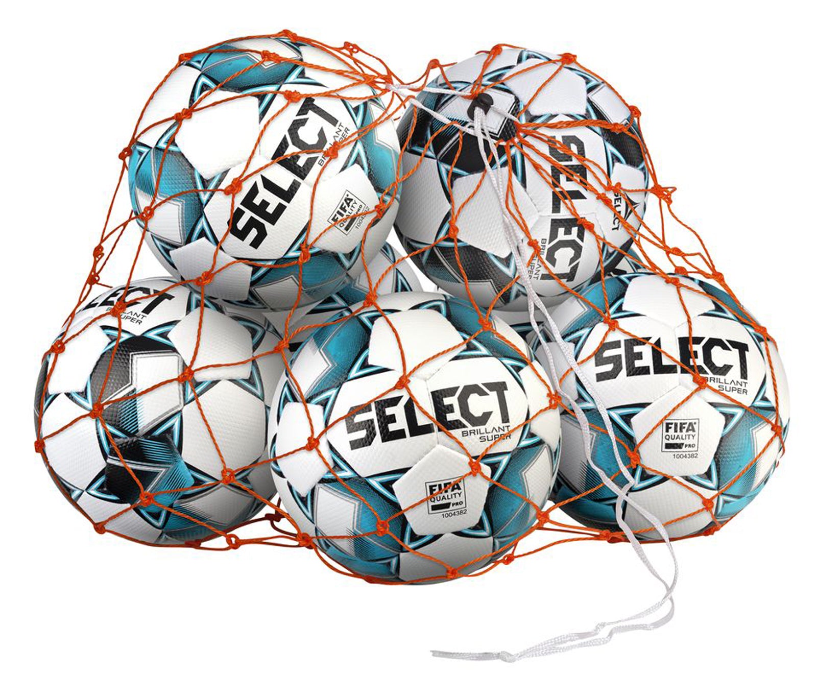 Síť na míče Select Ball net 10-12 balls oranžová