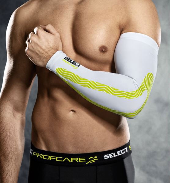 Kompresní rukáv Select Compression arm sleeves 6610 bílá