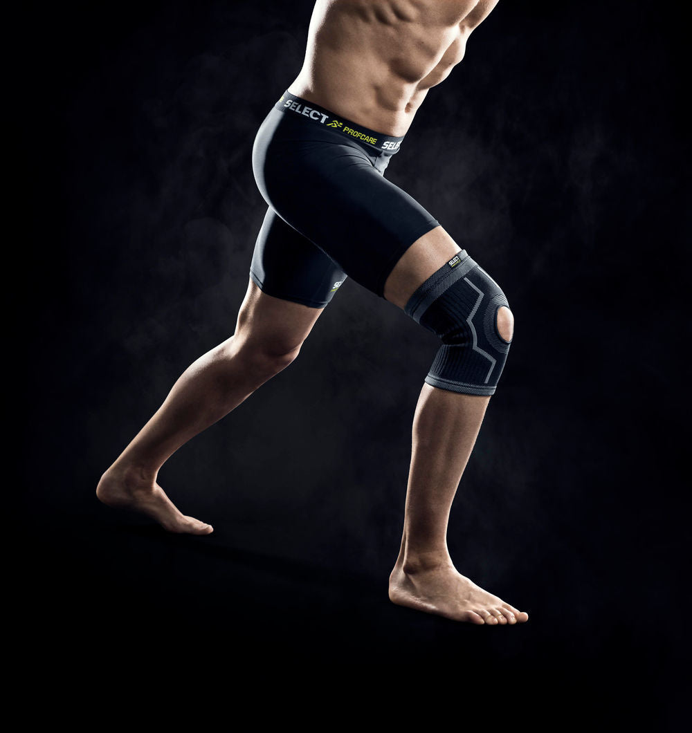 Bandáž kolene Select Knee support w/hole černá