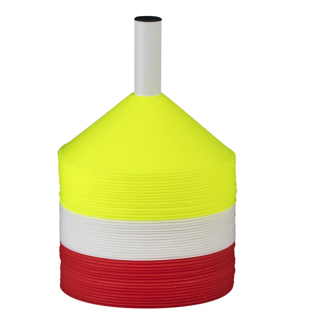 Značící kužely Select Marker set 48 ks červeno bílo žlutá