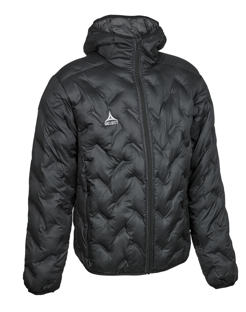 Volnočasová bunda Select Padded jacket Oxford černá