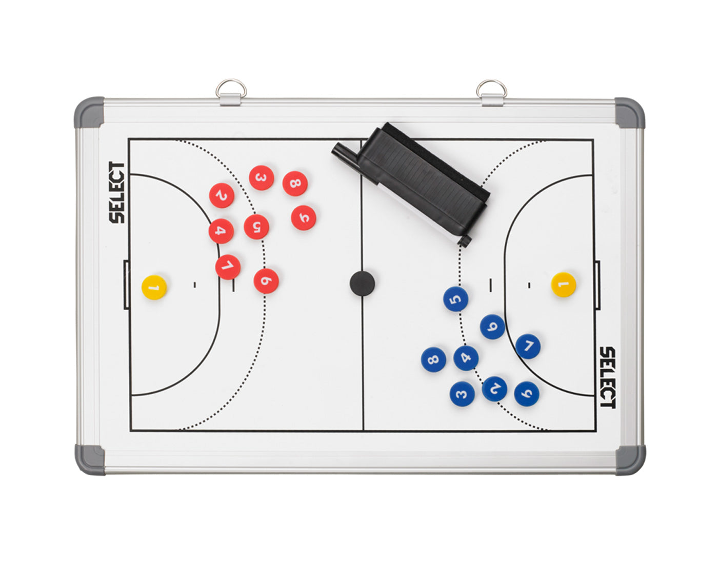 Taktická tabule Select Tactics board alu handball timeout bílá