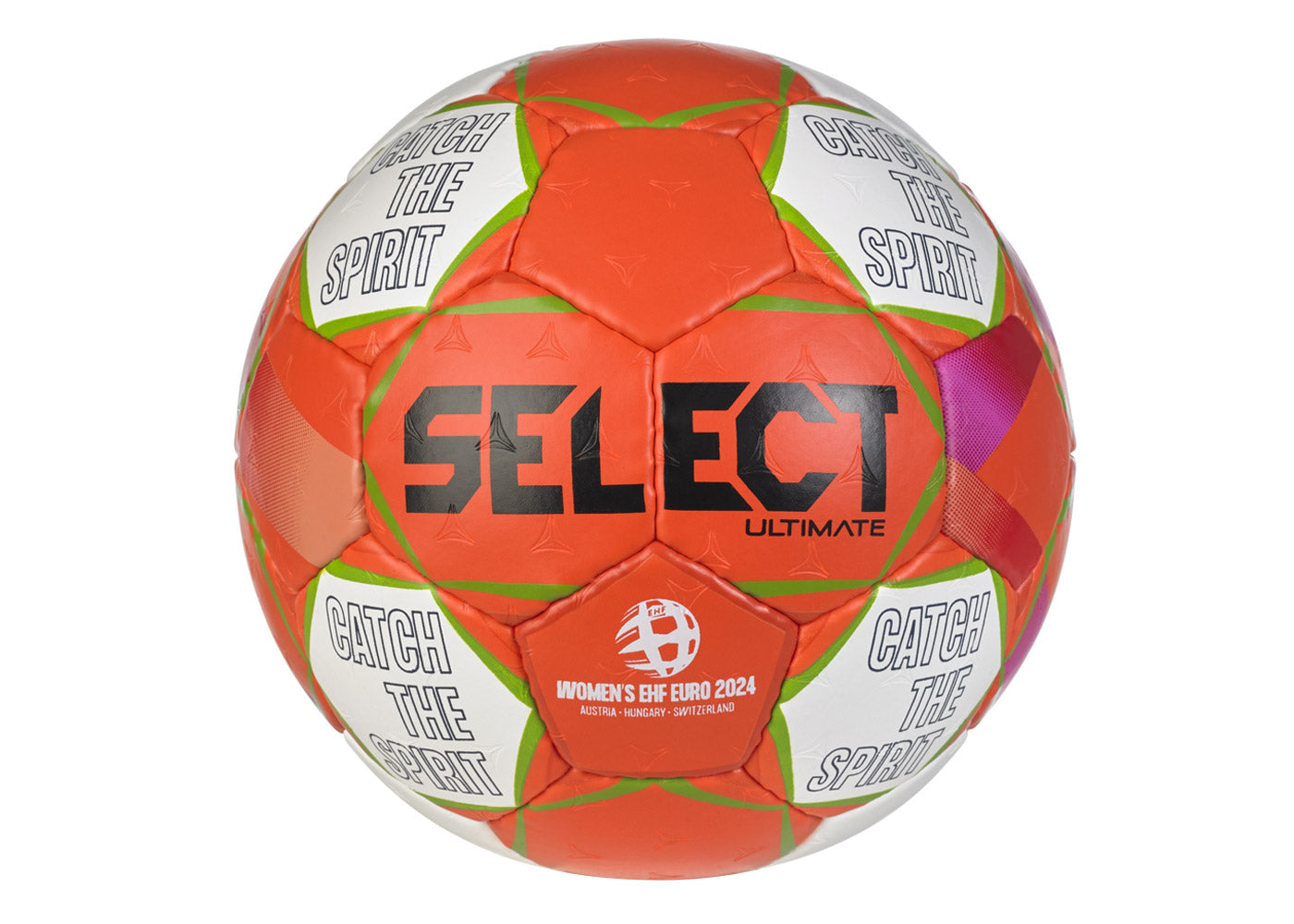 Házenkářský míč Select HB Ultimate EHF Euro Women oranžovo bílá