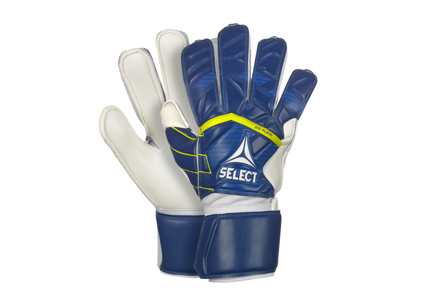 Brankářské rukavice Select GK 22 Flexi Grip modro bílá