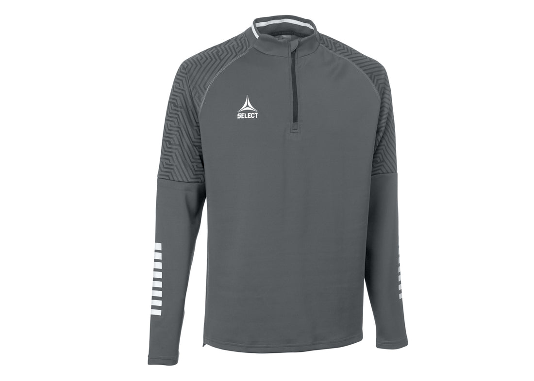 Tréninková mikina Select Training sweat 1/2 zip Monaco šedo bílá