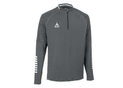 Tréninková mikina Select Training sweat 1/2 zip Monaco šedo bílá