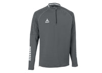 Tréninková mikina Select Training sweat 1/2 zip Monaco šedo bílá