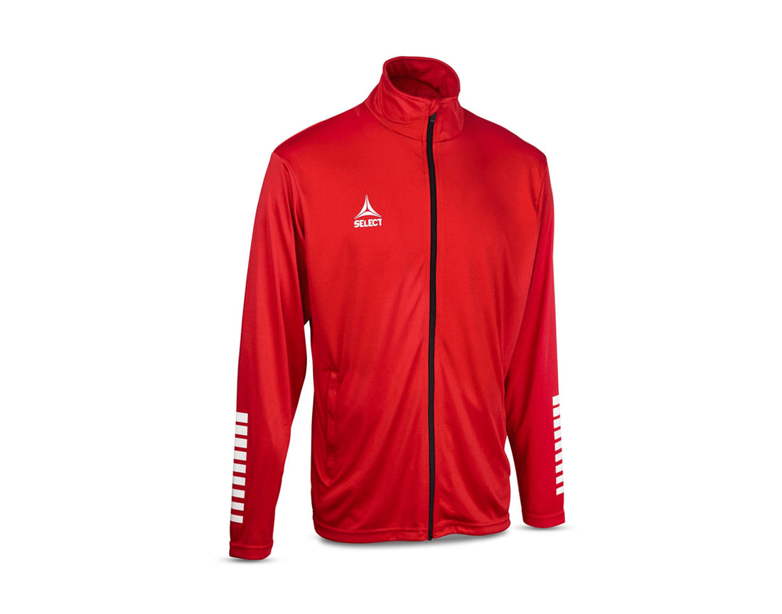 Lehká tréninková bunda Select Training zip jacket Pisa červeno bílá