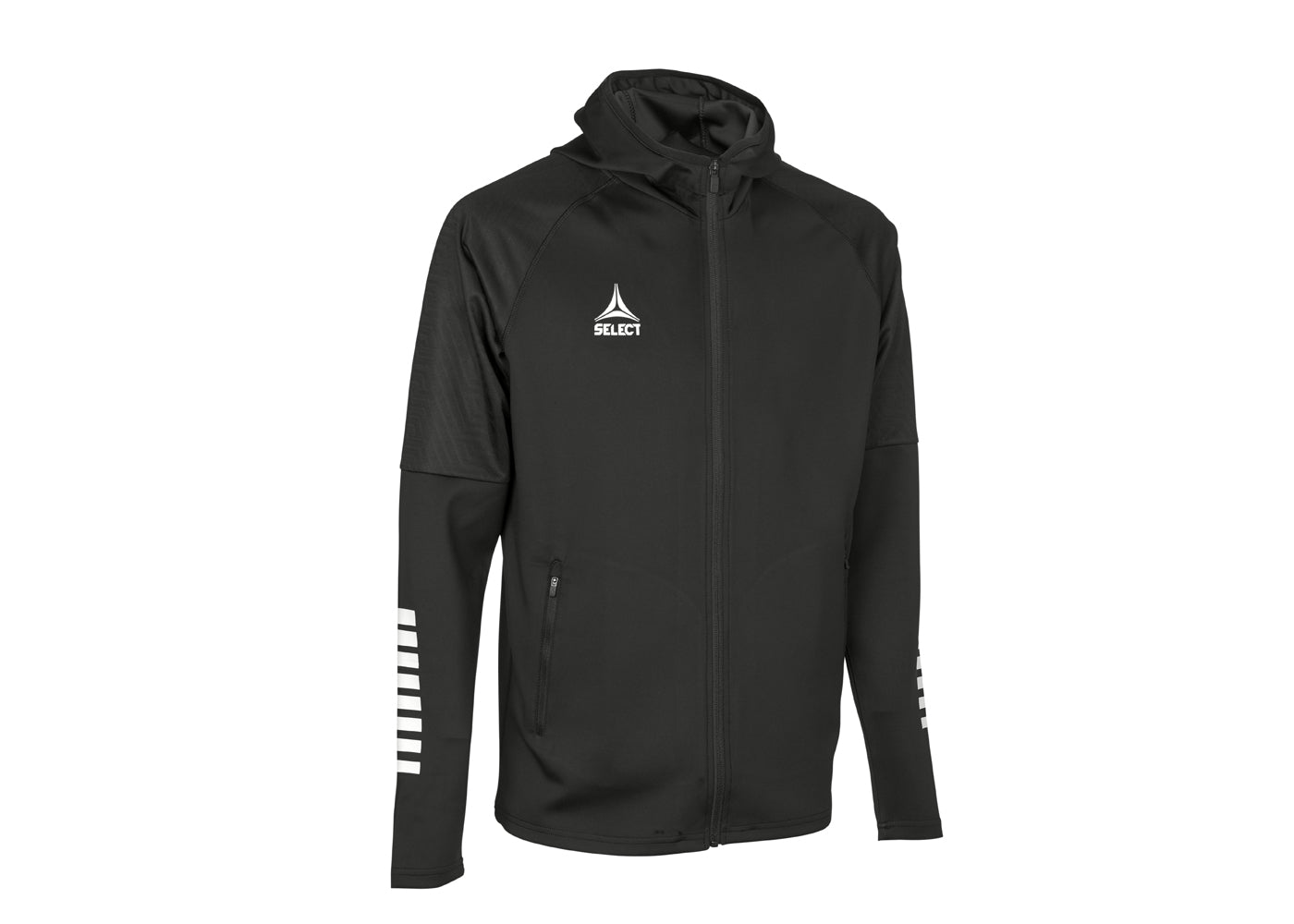 Sportovní mikina Select Zip hoodie Monaco černo bílá