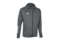 Sportovní mikina Select Zip hoodie Monaco šedo bílá