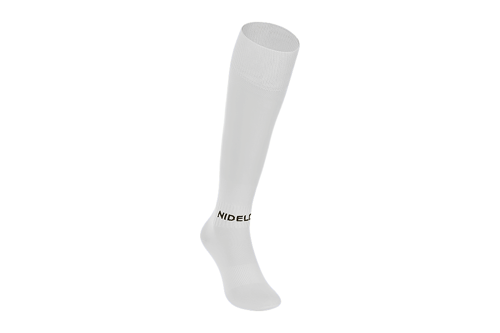 Fotbalové štulpny NIDELO football socks Optimal bílá