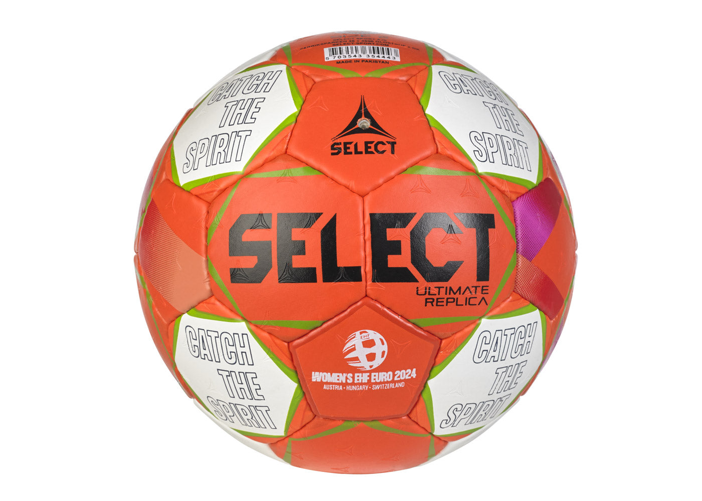 Házenkářský míč Select HB Ultimate Replica EHF Euro Women červeno bílá