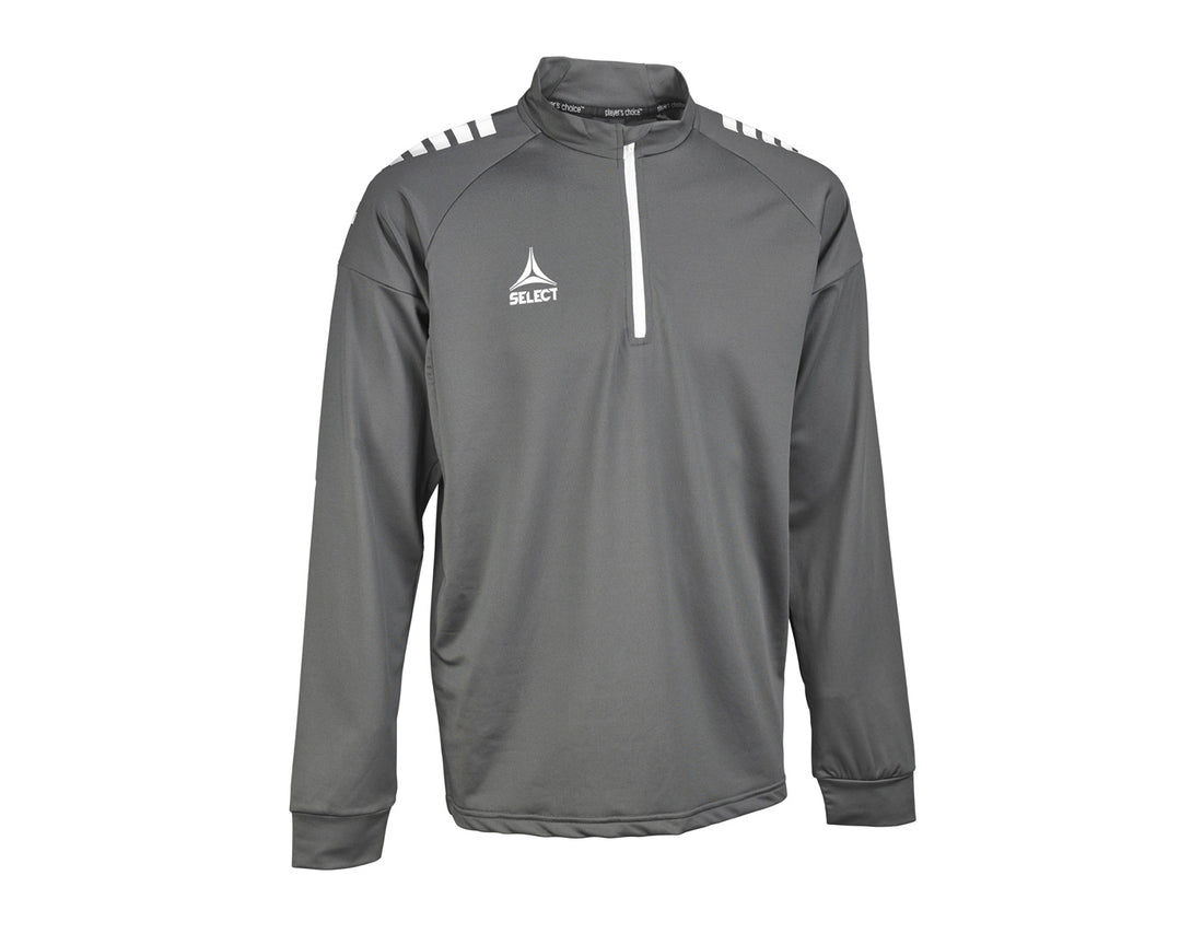 Tréninková mikina Select Training sweat 1/2 zip Spain šedo bílá