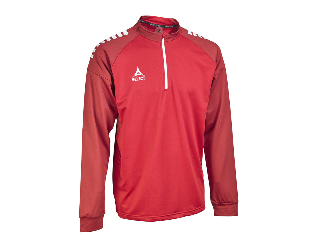 Tréninková mikina Select Training sweat 1/2 zip Spain červeno bílá