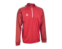Tréninková mikina Select Training sweat 1/2 zip Spain červeno bílá
