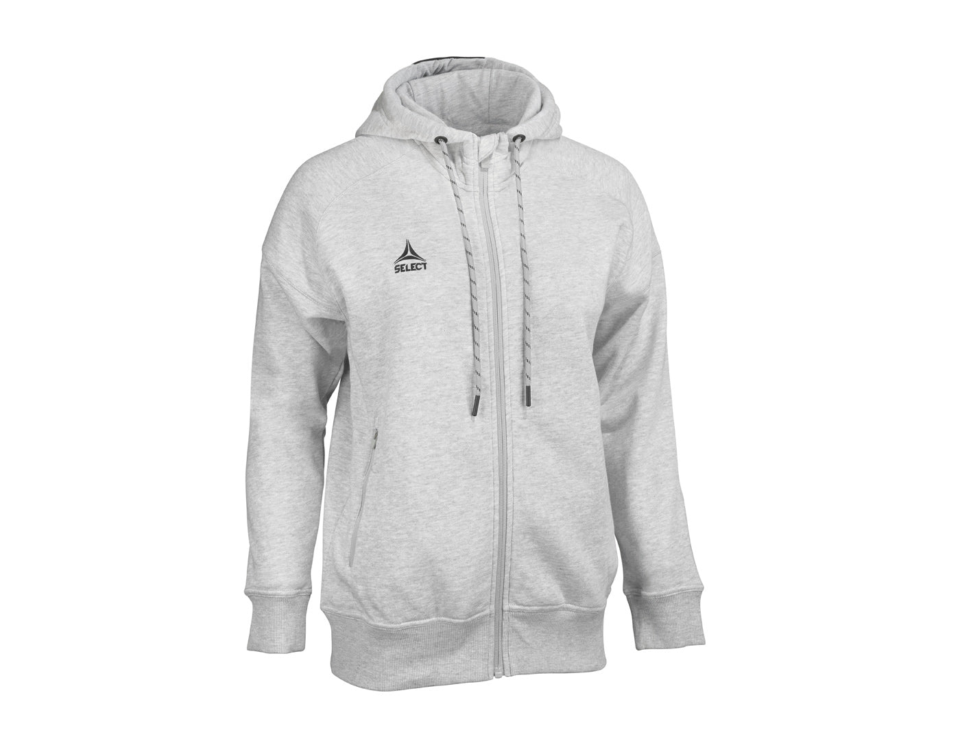 Sportovní mikina Select Zip hoodie Oxford šedá