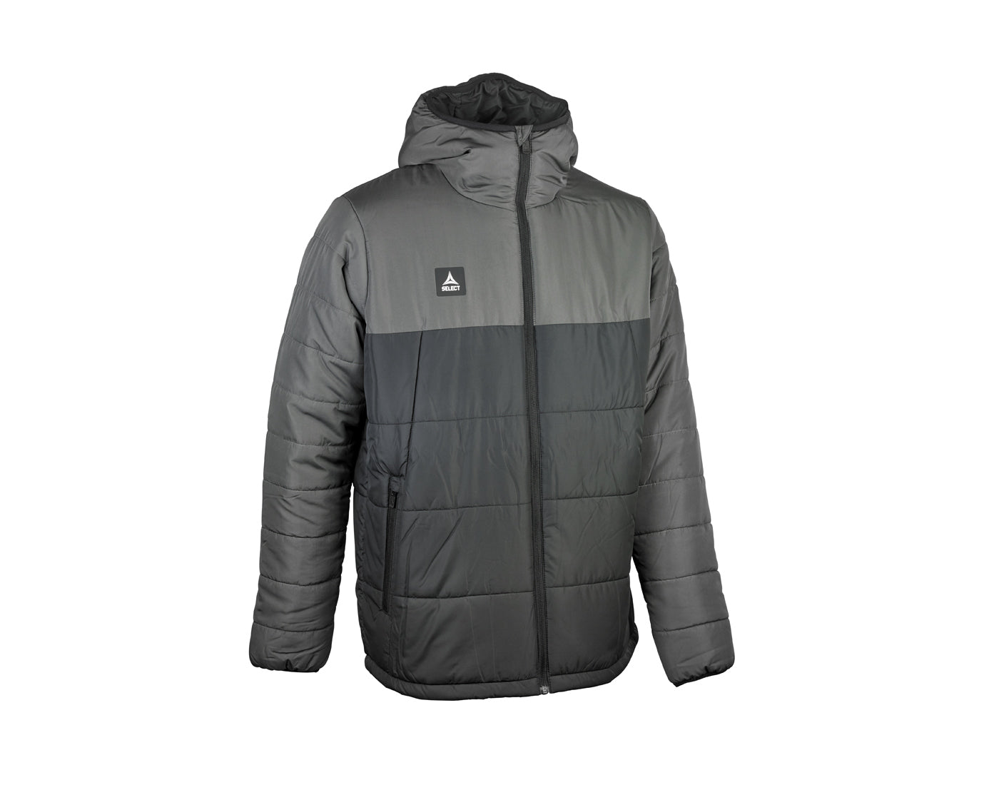 Volnočasová bunda Select Padded jacket Oxford černo šedá