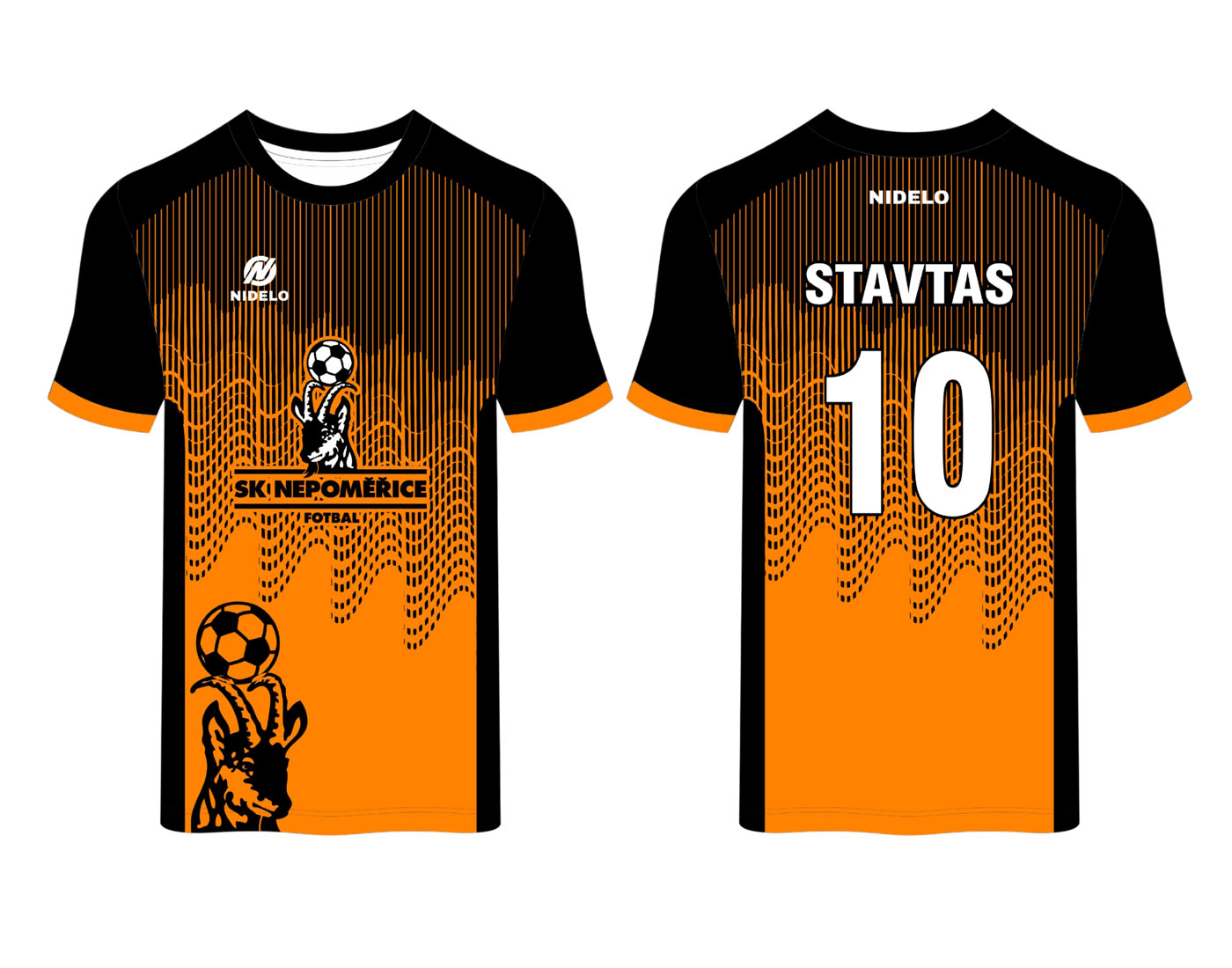 Hráčský dres NIDELO Player shirt L/S Flers sublimation 01