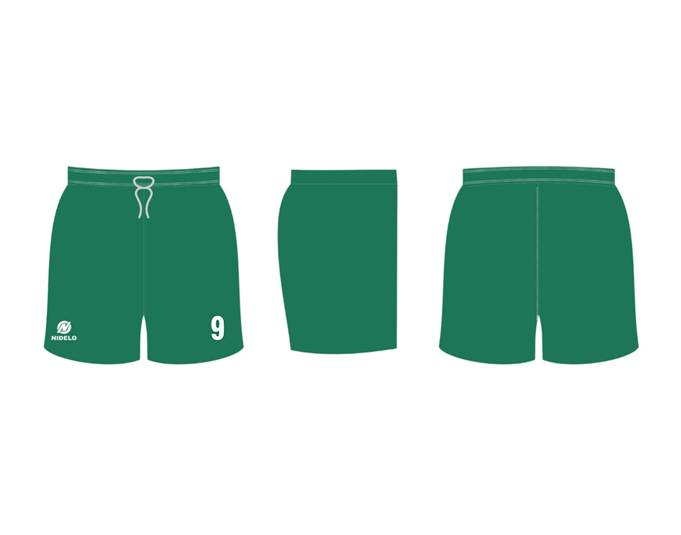 Hráčské kraťasy NIDELO Player shorts Flers sublimation 01