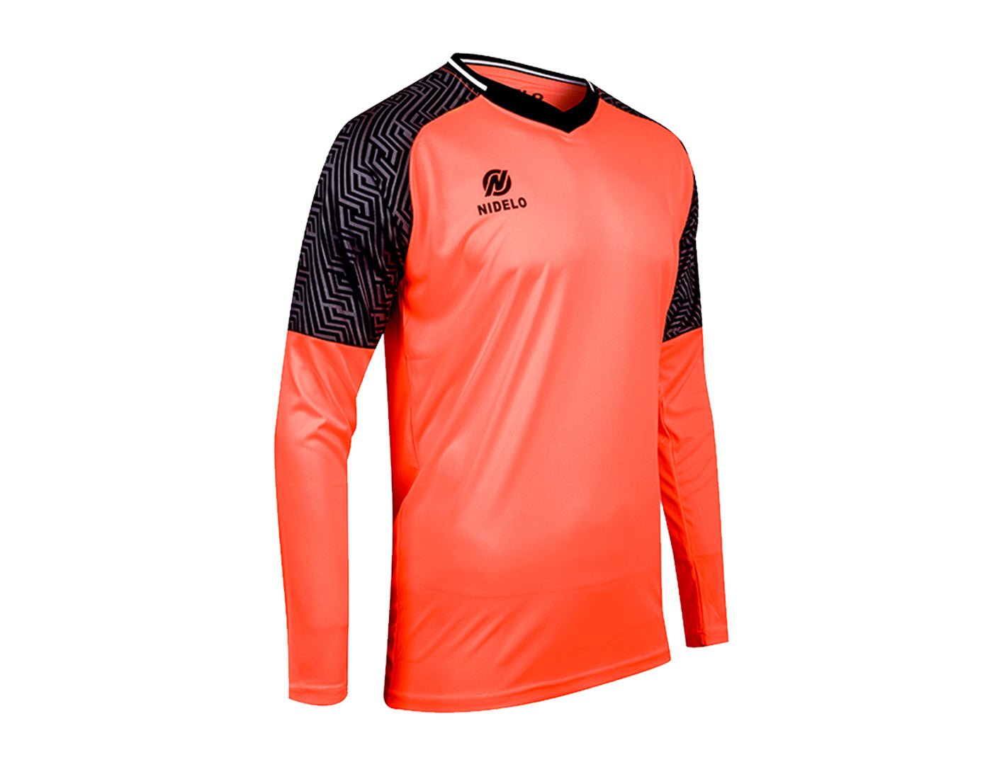 Hráčský dres NIDELO Player shirt L/S Nantes oranžová