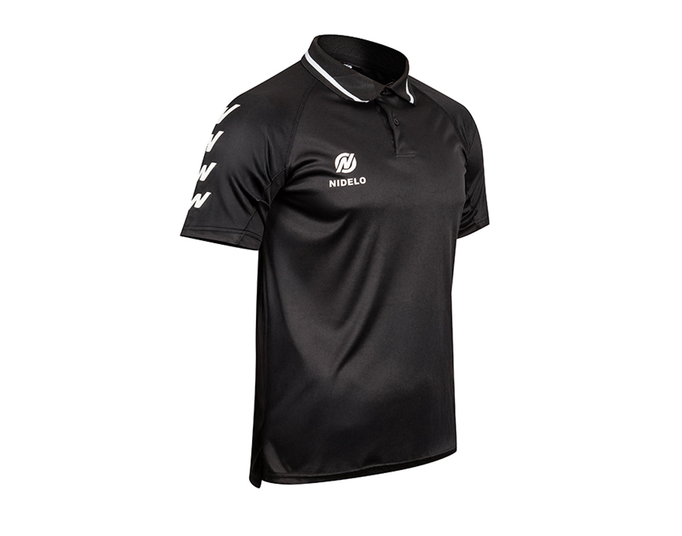 Sportovní polo tričko NIDELO Polo shirt Quimper černá