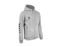 Sportovní mikina NIDELO Zip hoodie Tours šedá