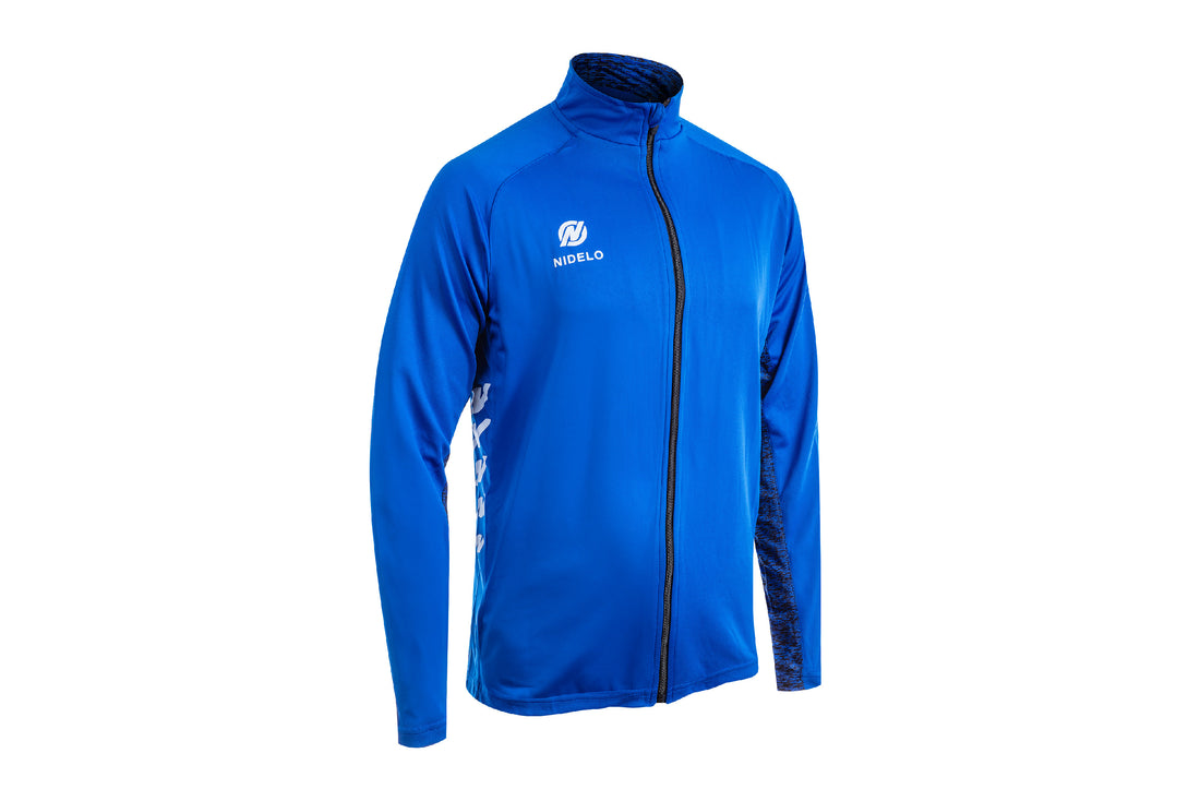 Tréninková mikina NIDELO Training zip jacket 2.0 Nantes modrá