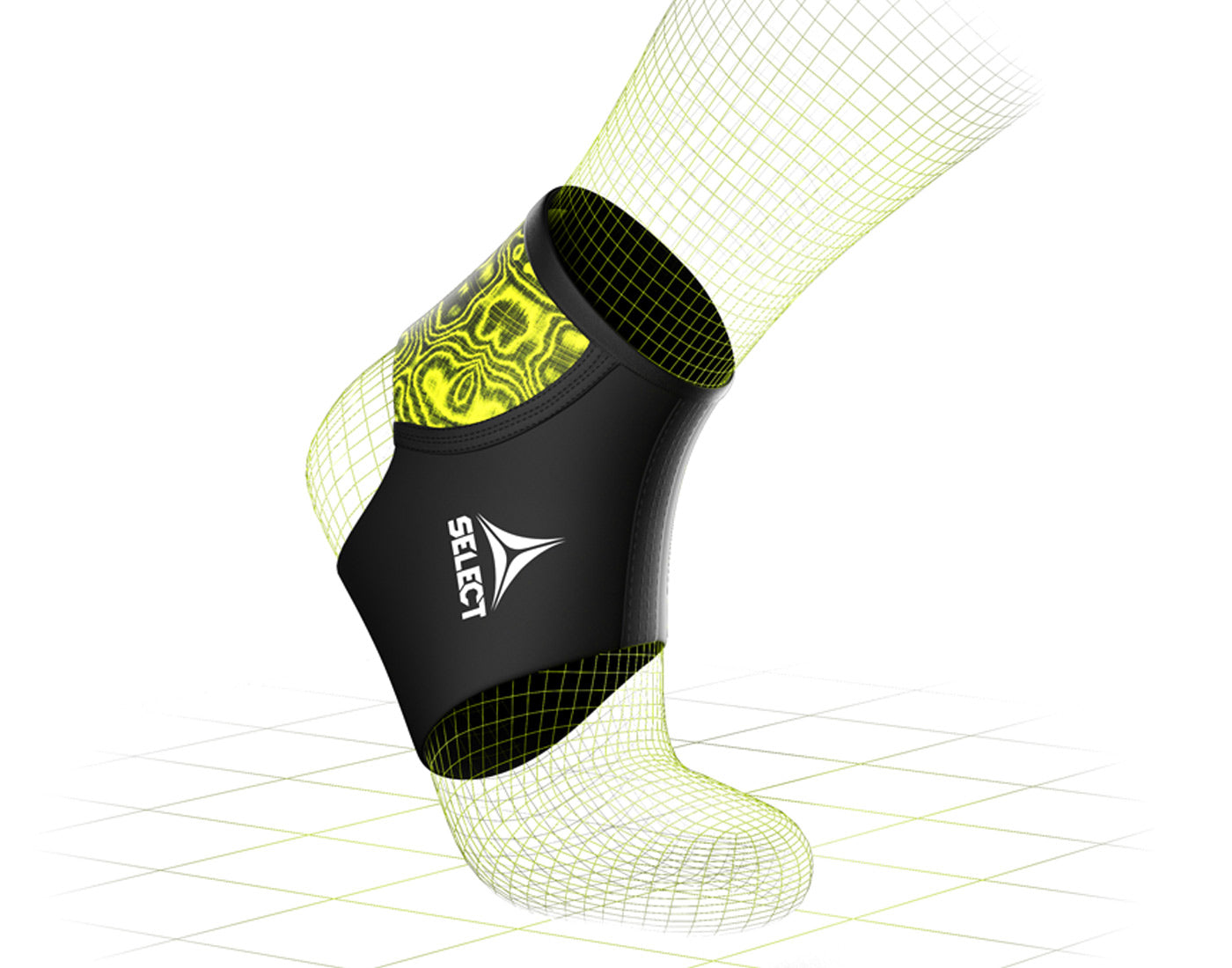 Bandáž kotníku Select Ankle support černo zelená