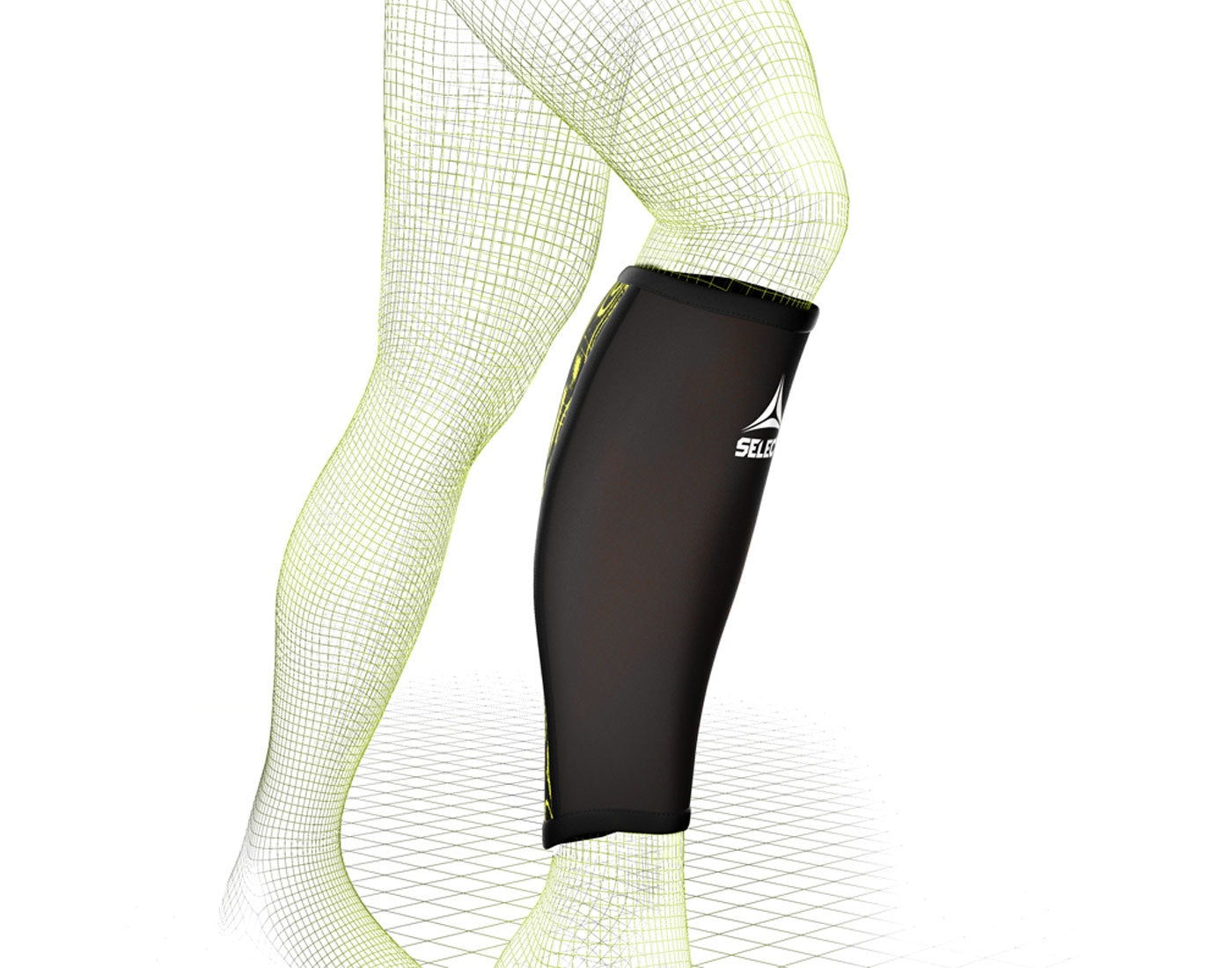Bandáž lýtka Select Calf Support černo zelená