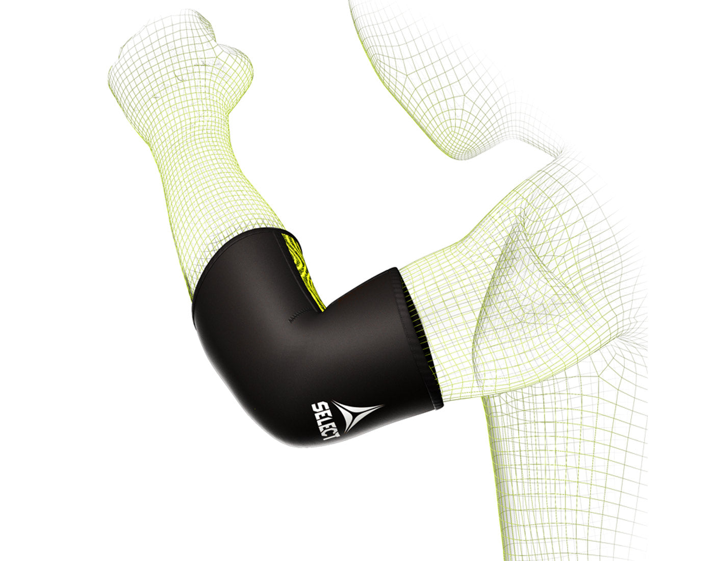 Bandáž na loket Select Elbow support černo zelená