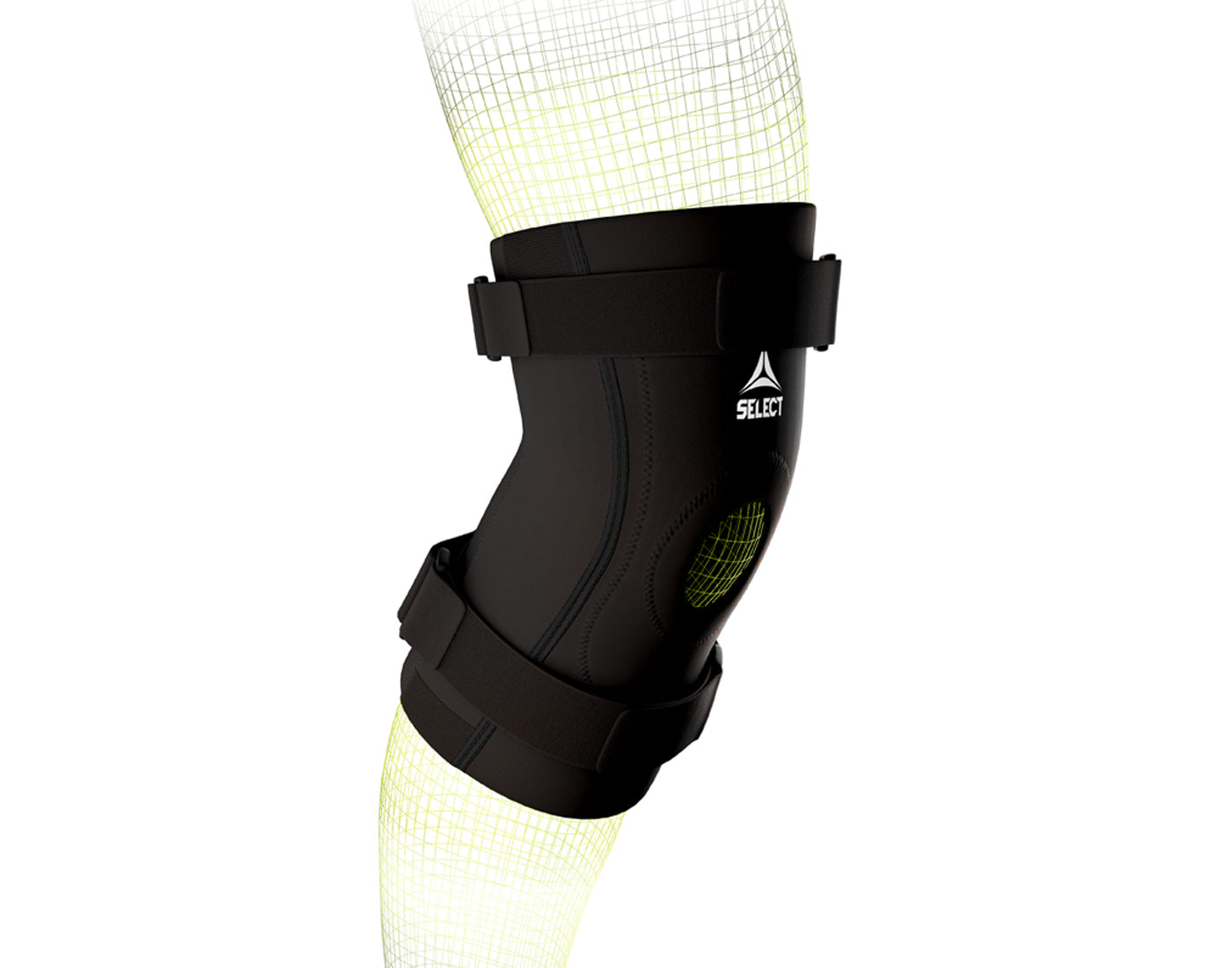 Bandáž kolene Select Knee Support Splints černo zelená