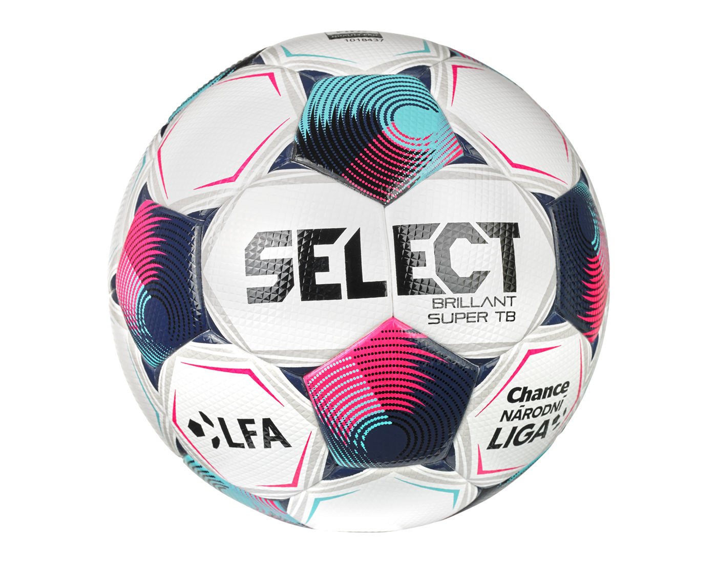 Fotbalový míč Select FB Brillant Super TB CZ Chance Národní Liga 2026/27 bílo růžová