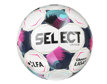 Fotbalový míč Select FB League CZ Chance Liga 2026/27 bílo růžová