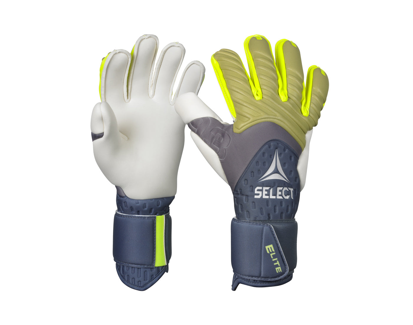 Brankářské rukavice Select GK gloves 93 Elite modro zeleno šedá