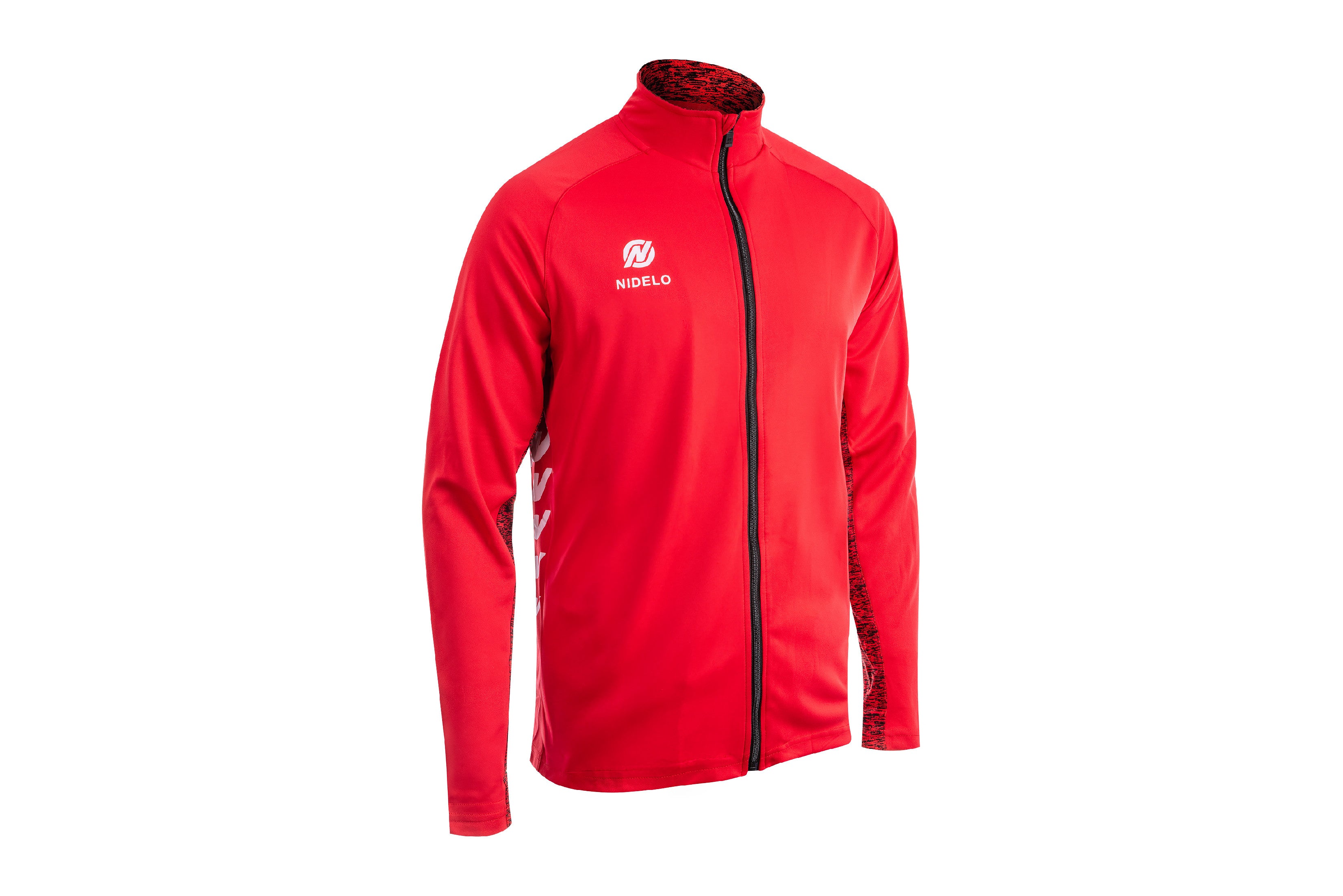 Tréninková mikina NIDELO Training zip jacket 3.0 Nantes červená