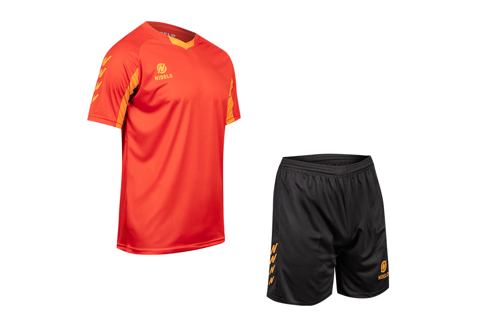 Hráčský set NIDELO Player Set Rouen červená / černá