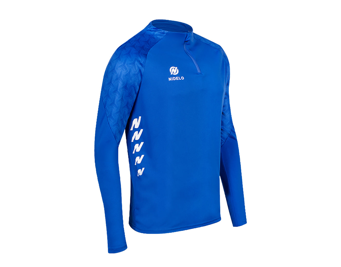 Tréninková mikina NIDELO Training 1/2 zip jacket Nantes modrá