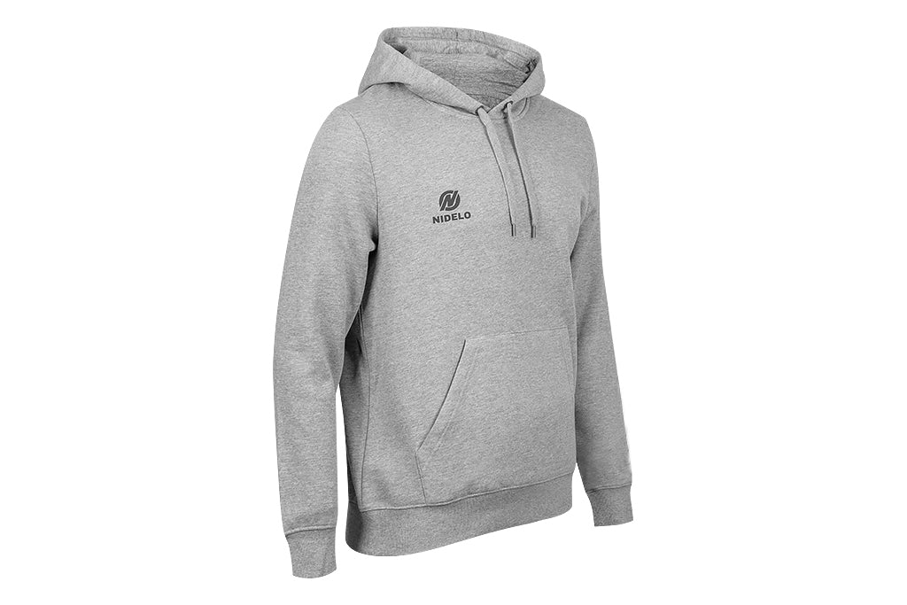 Sportovní mikina NIDELO Hoodie Club šedá