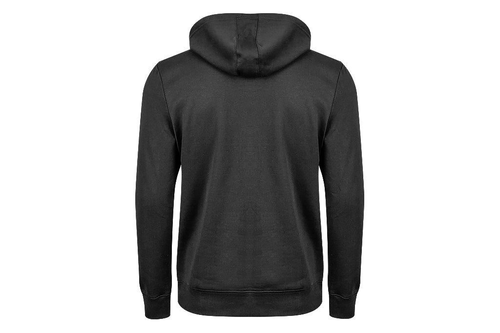 Sportovní mikina NIDELO Hoodie Stripe logo Core line černá