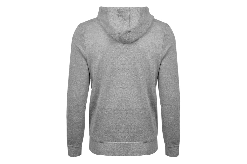 Sportovní mikina NIDELO Hoodie Stripe logo Core line šedá
