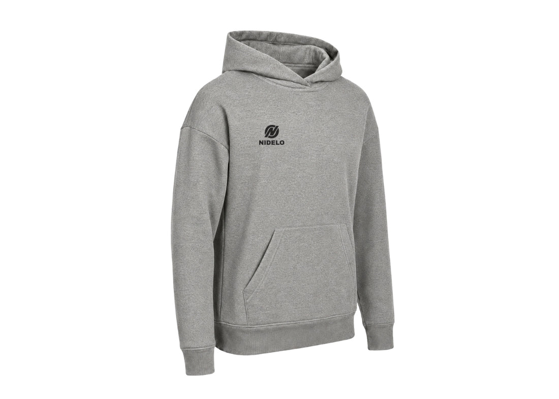 Sportovní mikina NIDELO Hoodie kids Club šedá