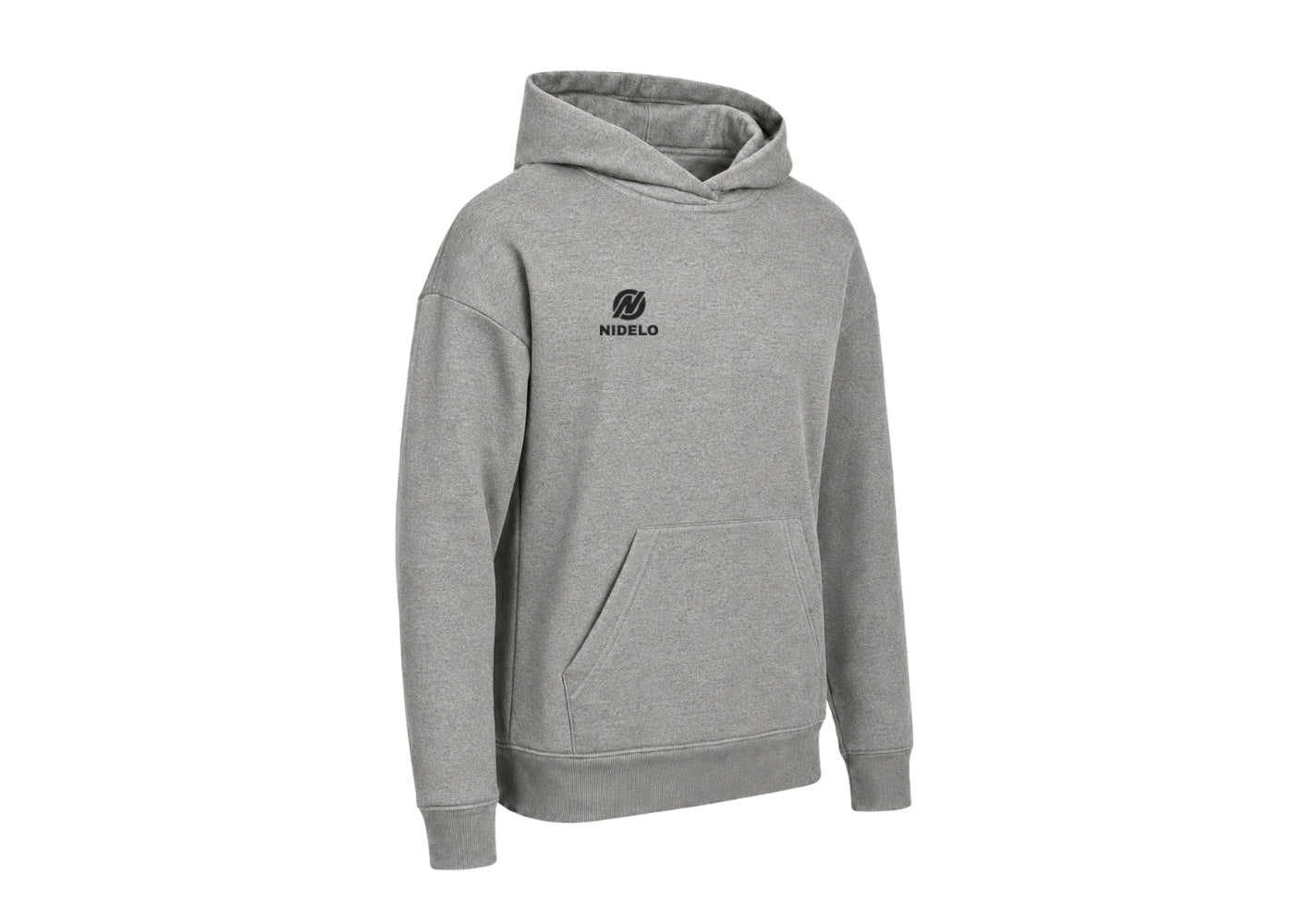 Sportovní mikina NIDELO Hoodie kids Club šedá