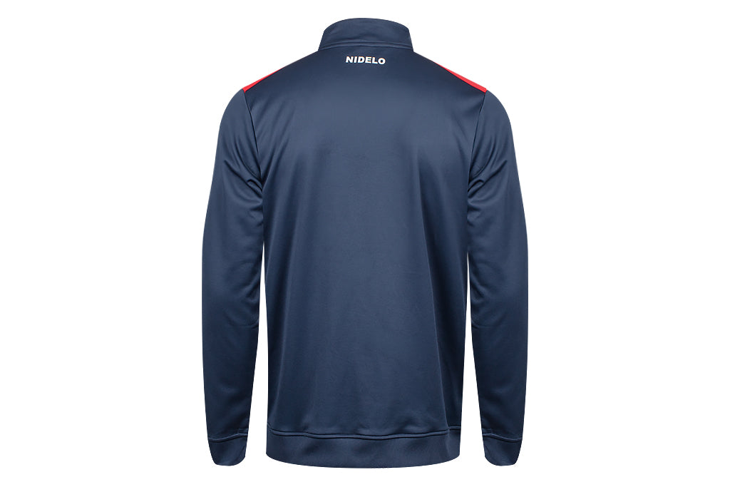 Tréninková mikina NIDELO Training 1/2 zip jacket Elliant tmavě modrá