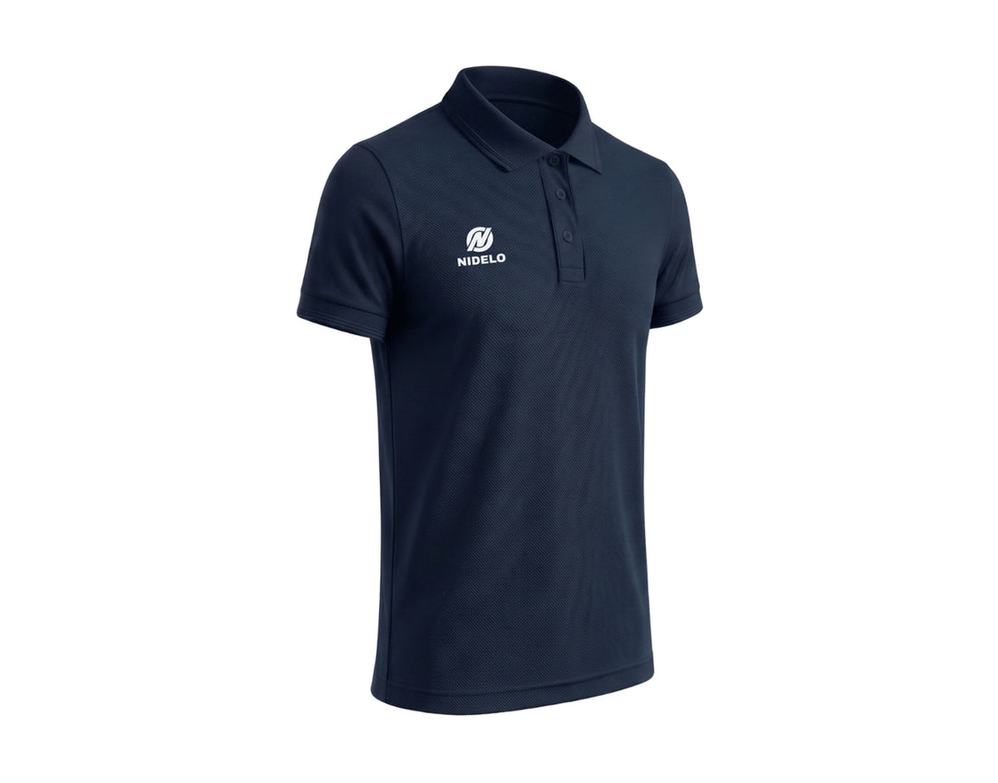 Sportovní polo tričko NIDELO Polo t-shirt Club tmavě modrá