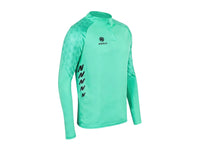 Tréninková mikina NIDELO Training 1/2 zip jacket Nantes tyrkysová
