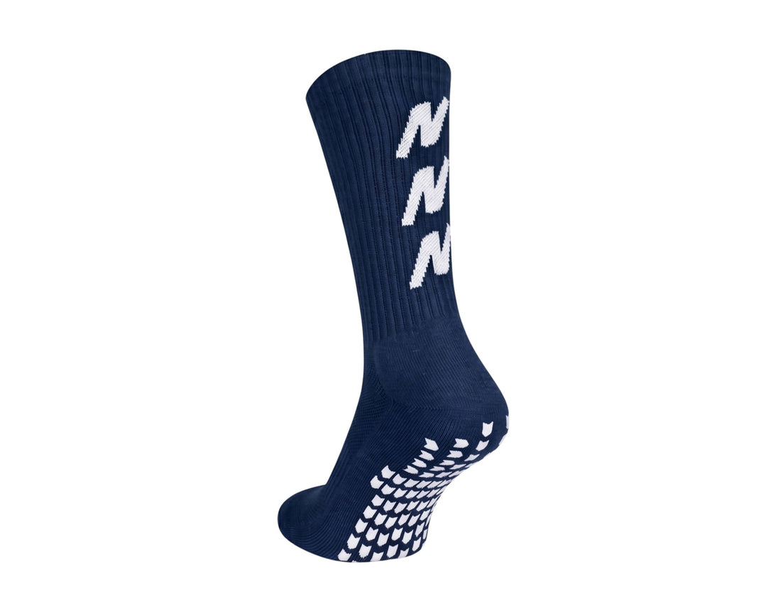 Fotbalové ponožky NIDELO sock Dynamic Grip tmavě modrá