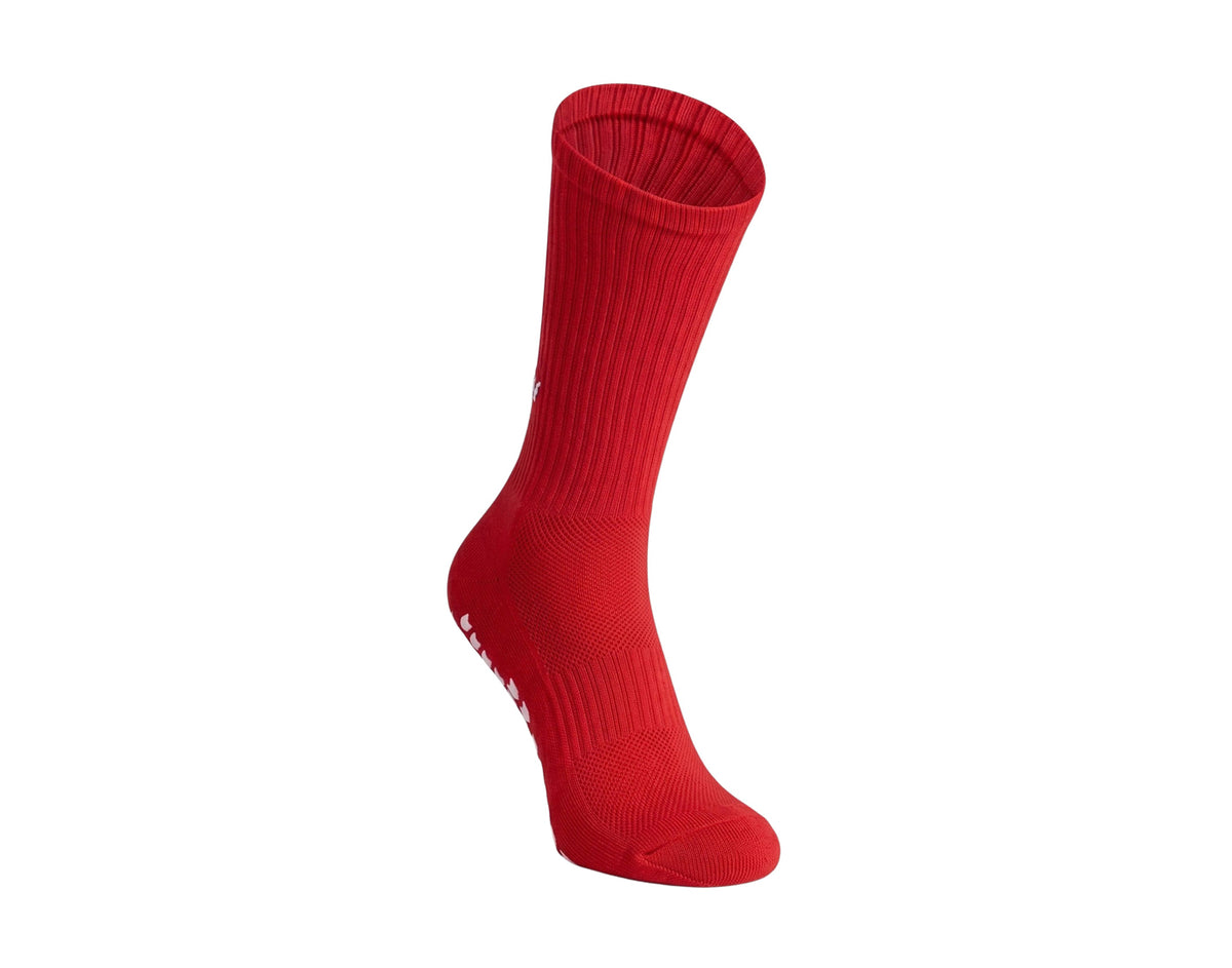 Fotbalové ponožky NIDELO sock Dynamic Grip červená