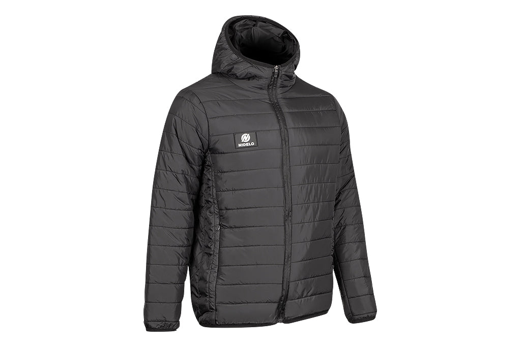 Sportovní bunda NIDELO Padded jacket Tours černá