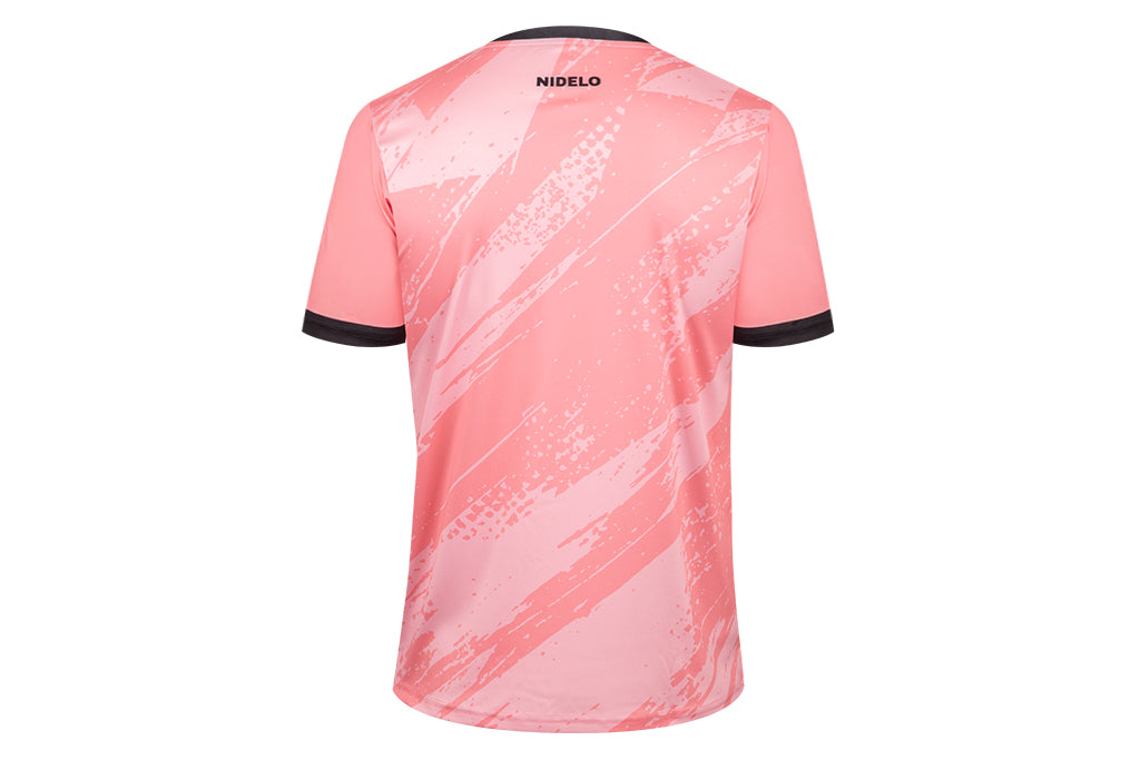 Hráčský dres NIDELO Player shirt S/S Caen růžová