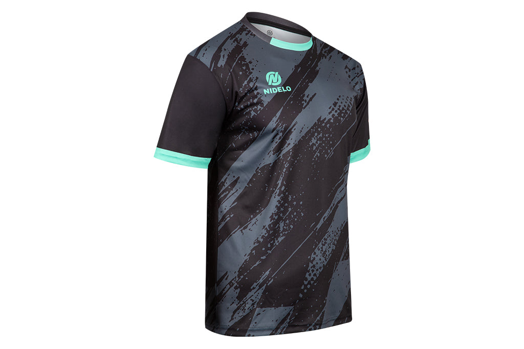 Hráčský dres NIDELO Player shirt S/S Caen černá